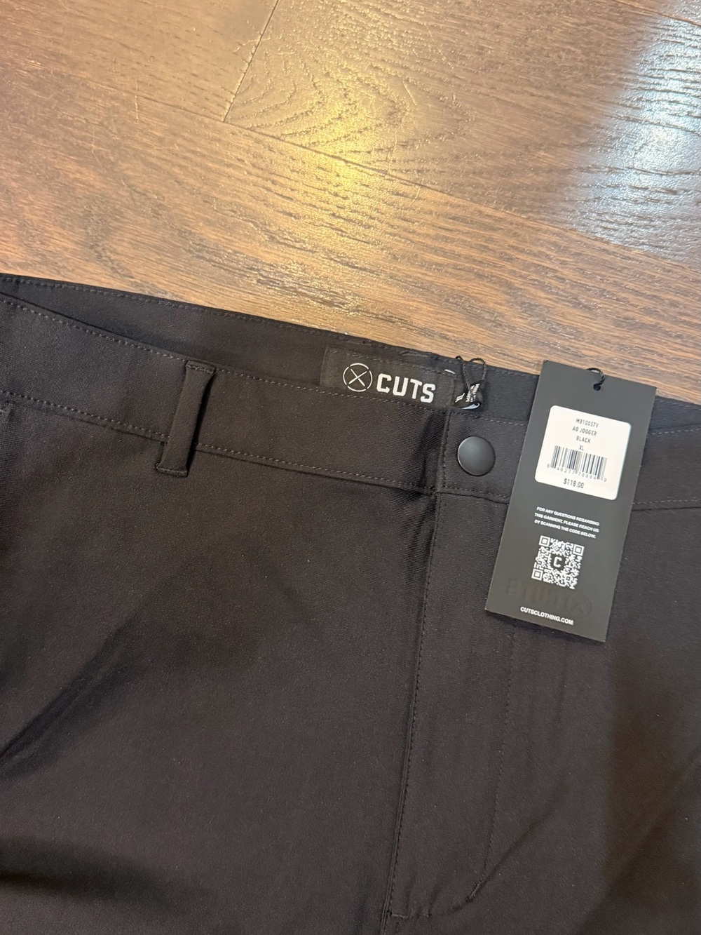 Men's cuts Black Performance Shorts